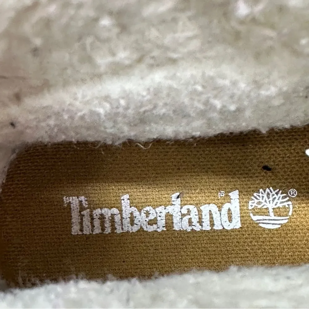 Timberland teddy lace up fold over boots leather brown women's 6 fully lined - Picture 7 of 9